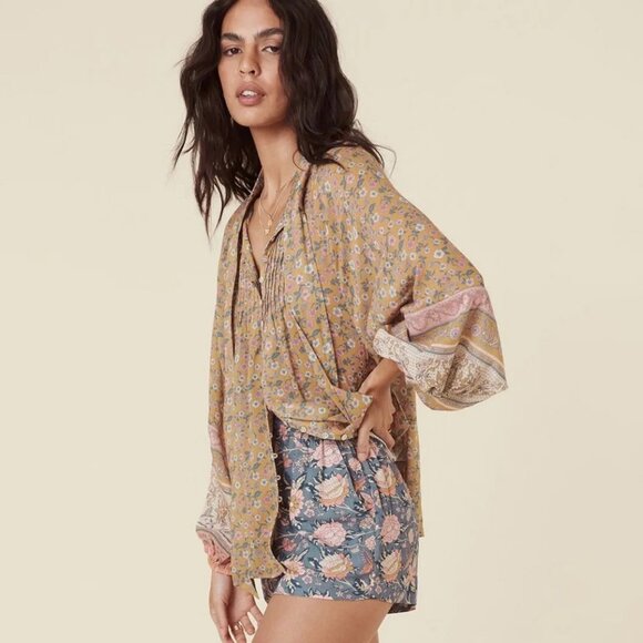 Spell Mossy Blouse in Evening - Size Small - Picture 3 of 16